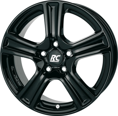 RC-Design RC19 schwarz lackiert Alufelge 5x15 Zoll ET40 LK 4x100 ML54.1
