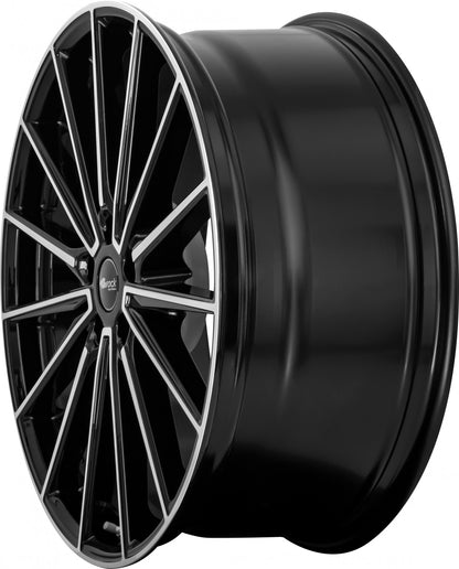 Brock B43 schwarz glanz front-poliert 8.5x19 ET35.5 - LK5/112 ML66.6