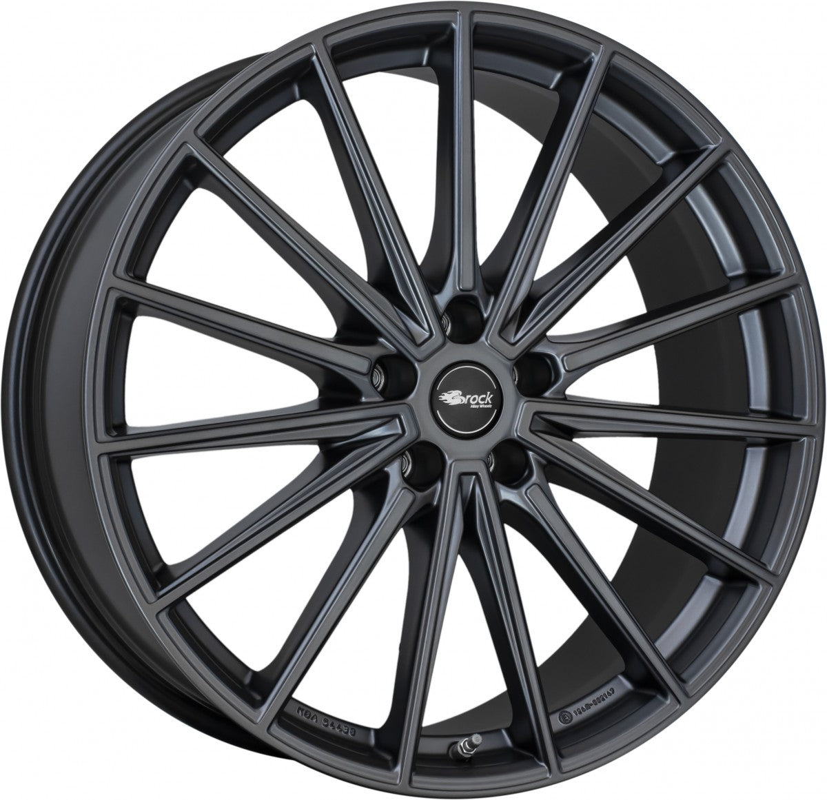 Brock B43 cosmic grey matt 8x20 ET43 - LK5/114.3 ML65.1