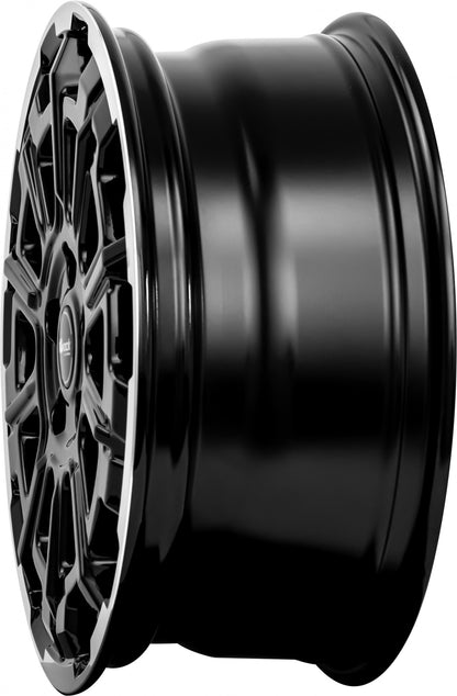 Brock B45 schwarz front-poliert 8x20 ET60 - LK5/130 ML78.1