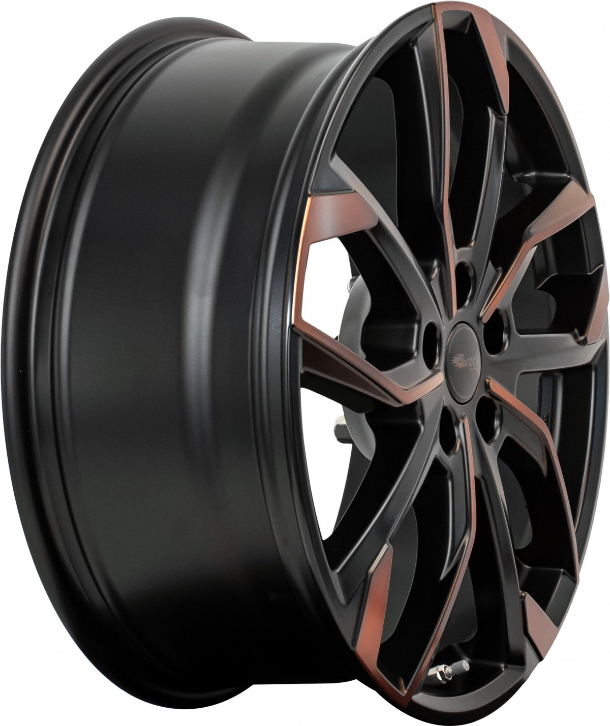 RC-Design RC34 black orange matt Alufelge 8x18 Zoll ET38 LK 5x112 ML57.1 – Bild 5