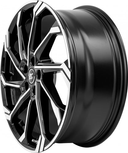 RC-Design RC36 schwarz glanz front-poliert Alufelge 7.5x19 Zoll ET50 LK 5x112 ML57.1 – Bild 4