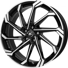 RC-Design RC36 schwarz glanz front-poliert Alufelge 8.5x19 Zoll ET40 LK 5x112 ML66.6