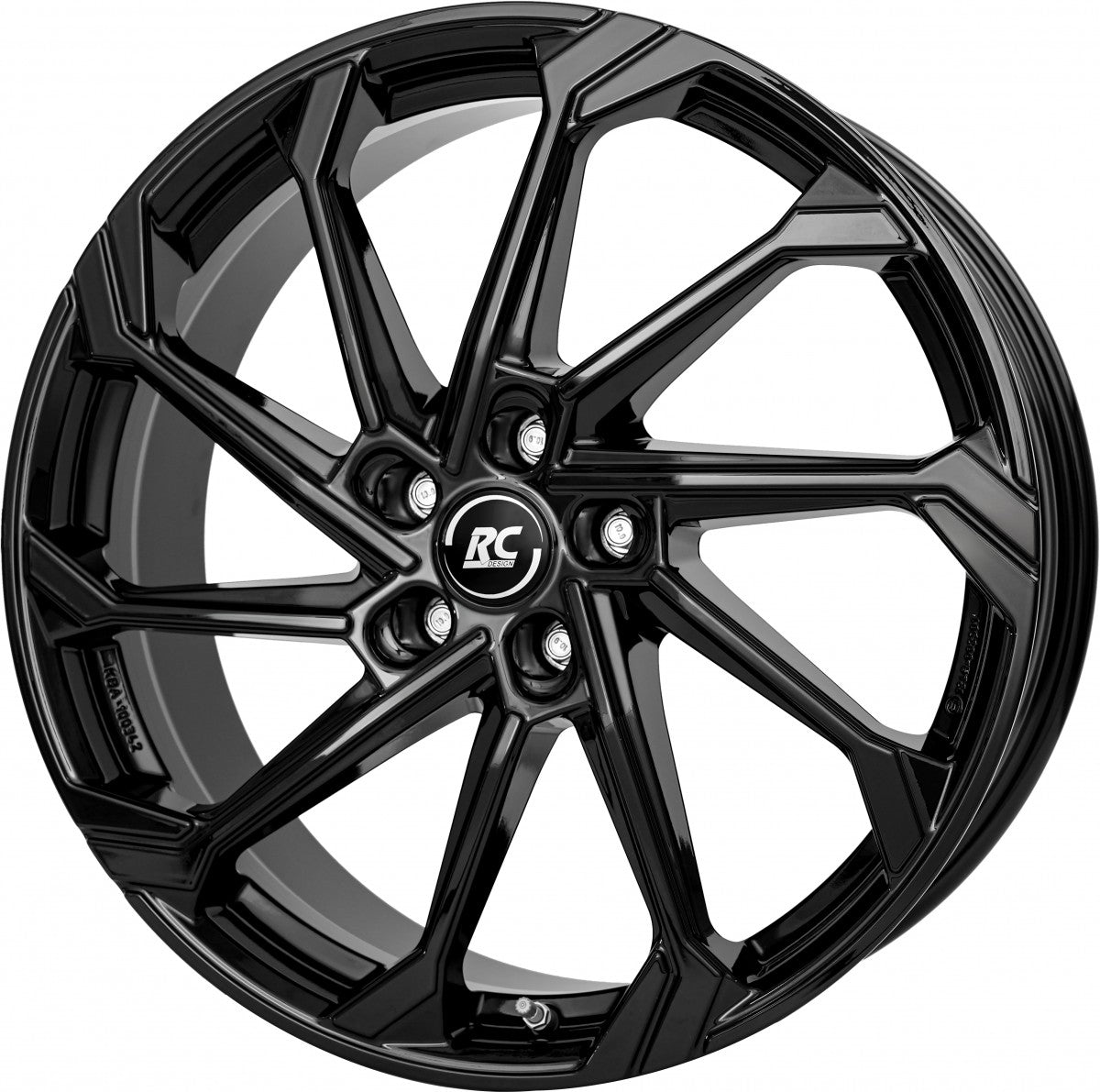 RC-Design RC36 schwarz lackiert Alufelge 7.5x18 Zoll ET37 LK 5x110 ML65.1