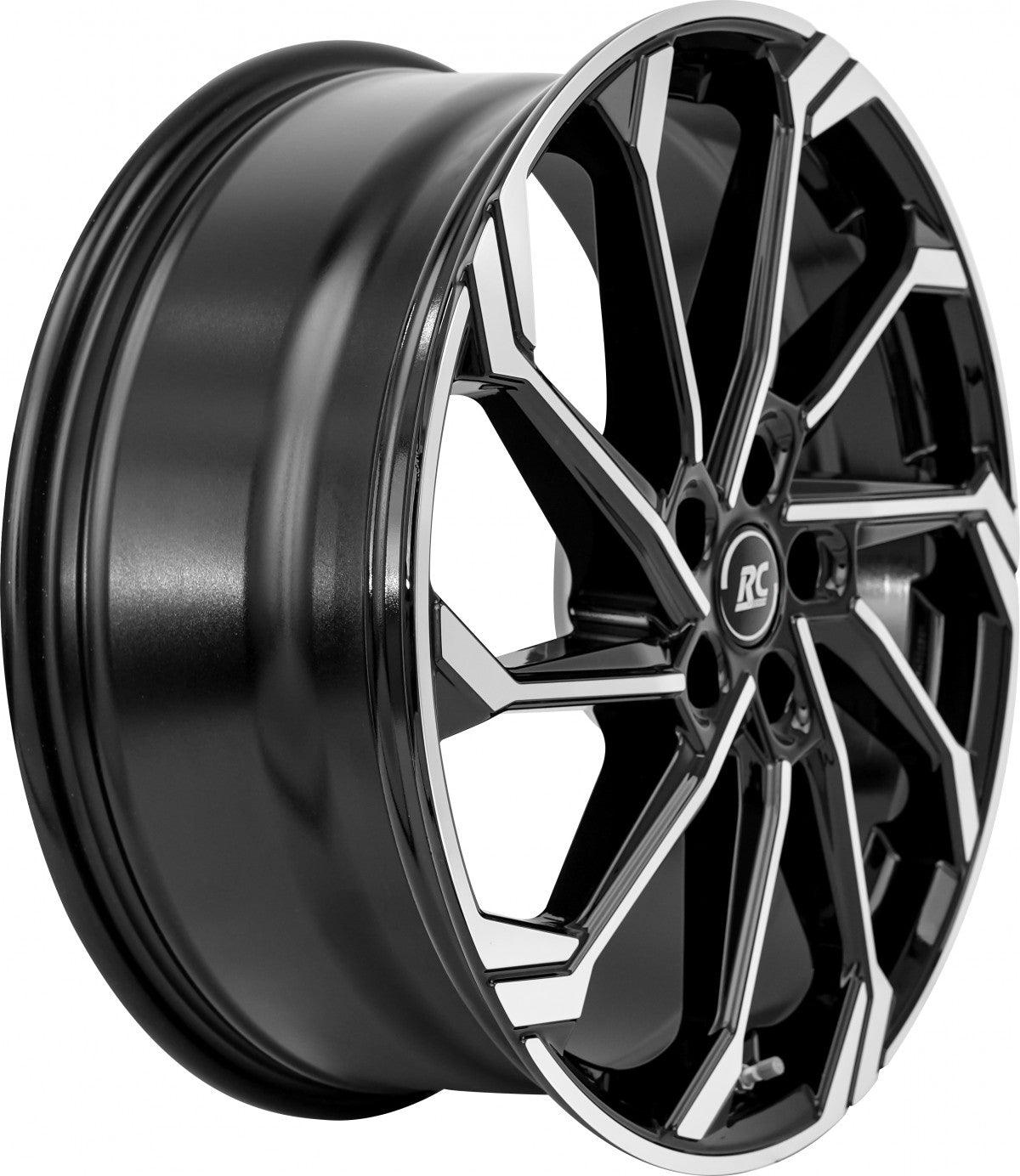 RC-Design RC36 schwarz glanz front-poliert Alufelge 8.5x20 Zoll ET24 LK 5x112 ML66.6 – Bild 7