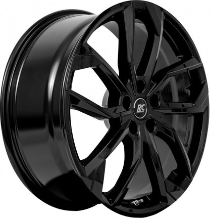 RC-Design RC34 schwarz lackiert Alufelge 7.5x19 Zoll ET41 LK 5x108 ML65.1 – Bild 5