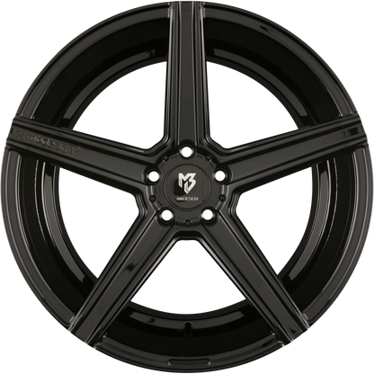 Mbdesign KV1 Schwarz Glänzend Alufelge 8.5x19 Zoll ET20 LK 5x120 ML72.5