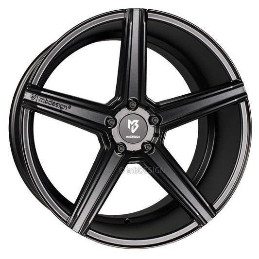 Mbdesign KV1 Schwarz Seidenmatt Alufelge 9x20 Zoll ET42 LK 5x108 ML75