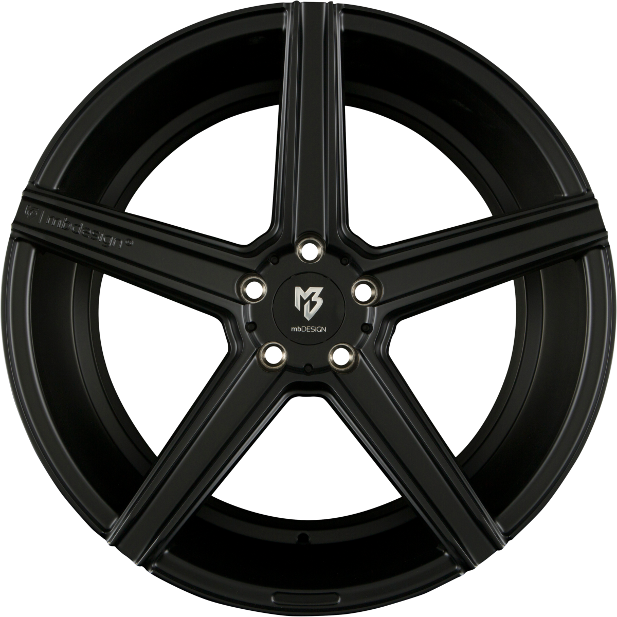 Mbdesign KV1 Schwarz Seidenmatt Alufelge 10.5x20 Zoll ET33 LK 5x112 ML75