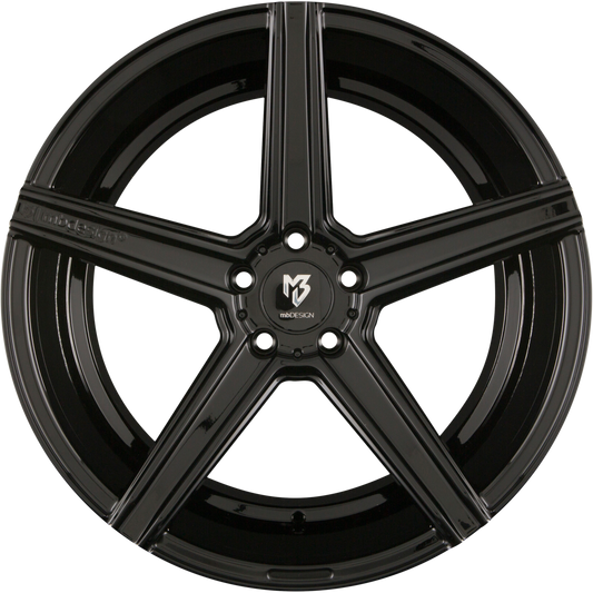 Mbdesign KV1 Schwarz Glänzend Alufelge 10.5x20 Zoll ET38 LK 5x120 ML72.5