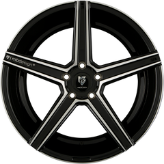 Mbdesign KV1 Schwarz Glänzend Poliert Alufelge 10.5x20 Zoll ET45 LK 5x112 ML75