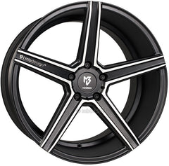 Mbdesign KV1 schwarz matt poliert Alufelge 12x20 Zoll ET42 LK 5x112 ML66.5