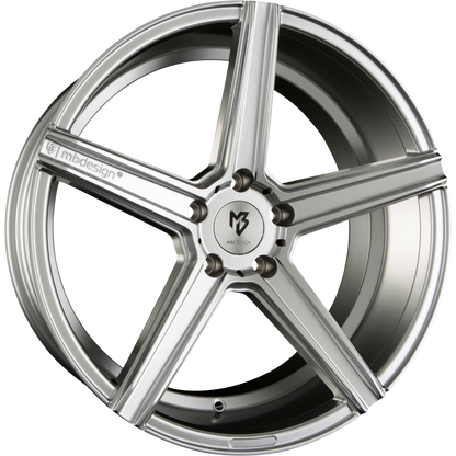 Mbdesign KV1 Silber Glänzend Alufelge 9x20 Zoll ET21 LK 5x115 ML75 – Bild 2