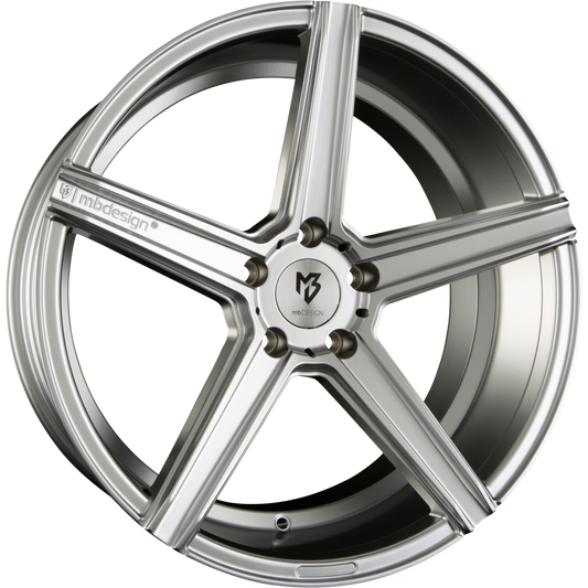 Mbdesign KV1 Silber Glänzend Alufelge 9x20 Zoll ET37 LK 5x108 ML75 – Bild 2