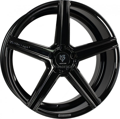 Mbdesign KV1 schwarz glänzend Alufelge 9x20 Zoll ET37 LK 5x120 ML65.1