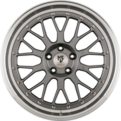 Mbdesign LV1 grau glänzend poliert Alufelge 8.5x20 Zoll ET45 LK 5x112 ML66.5