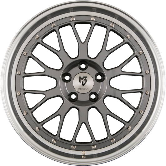Mbdesign LV1 Grau Glänzend Poliert Alufelge 9x20 Zoll ET42 LK 5x112 ML66.6