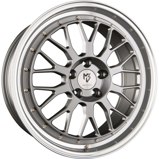 Mbdesign LV1 Grau Glänzend Poliert Alufelge 9x20 Zoll ET42 LK 5x112 ML66.6 – Bild 2