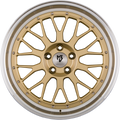 Mbdesign LV1 Gold Glänzend Poliert Alufelge 9x20 Zoll ET20 LK 5x112 ML66.6