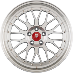 Mbdesign LV1 Silber Glänzend Voll Poliert Alufelge 9x20 Zoll ET20 LK 5x112 ML66.6