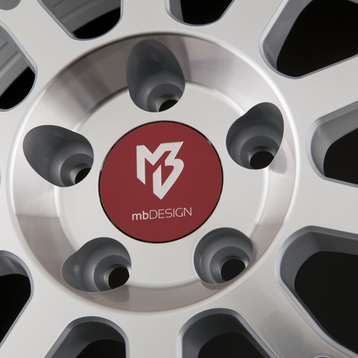 Mbdesign LV1 Silber Glänzend Voll Poliert Alufelge 9x20 Zoll ET20 LK 5x112 ML66.6 – Bild 4