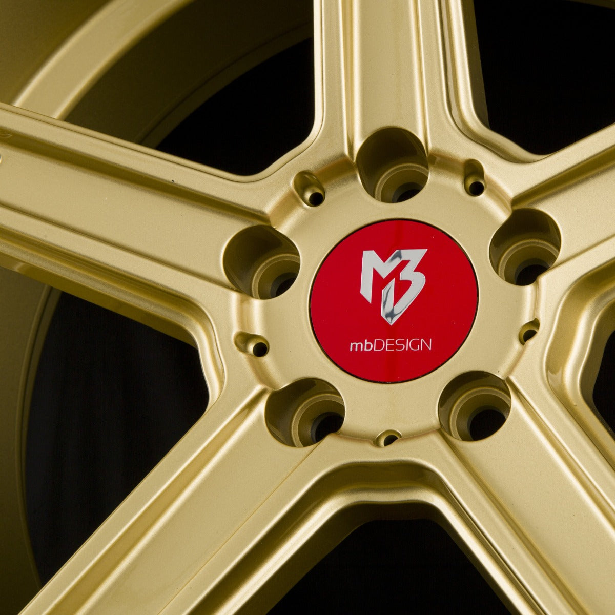 Mbdesign KV1 gold glänzend Alufelge 9.5x19 Zoll ET35 LK 5x114.3 ML75 – Bild 3