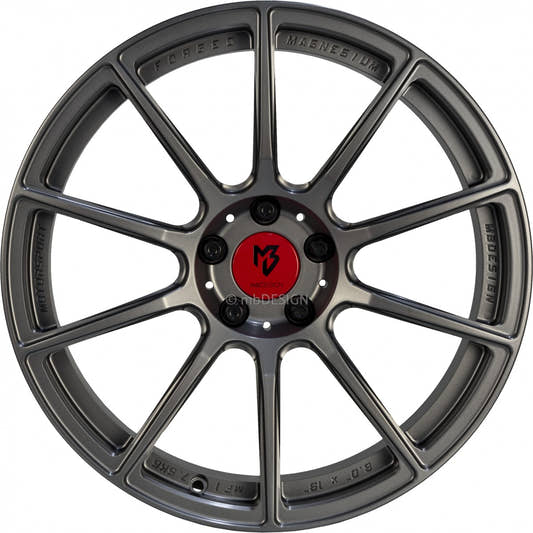Mbdesign MF1 grau matt Alufelge 8x19 Zoll ET34 LK 5x115 ML75 – Bild 2