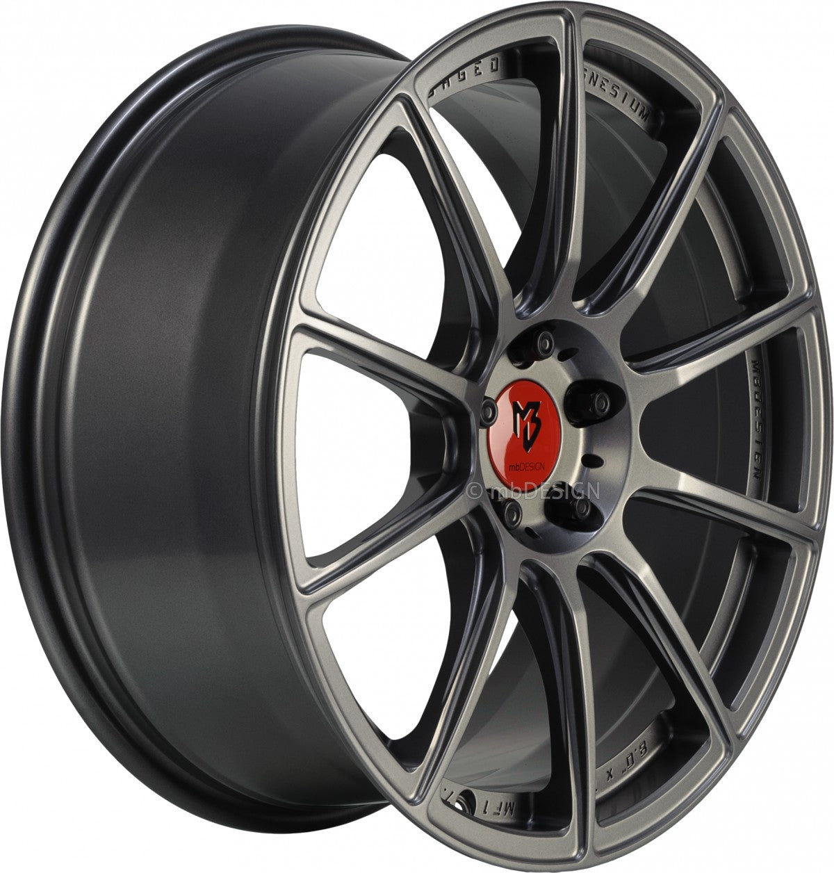 Mbdesign MF1 grau matt Alufelge 8x19 Zoll ET34 LK 5x115 ML75 – Bild 3