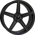 Mbdesign KV1 S schwarz stumpfmatt Alufelge 9.5x21 Zoll ET26 LK 5x112 ML75