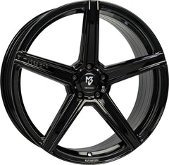 Mbdesign KV1 S schwarz glänzend Alufelge 9.5x21 Zoll ET28 LK 5x120 ML72.55