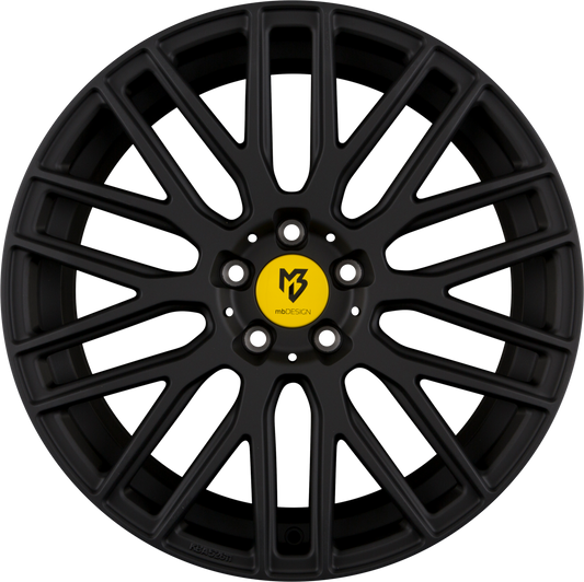 Mbdesign KV4 Schwarz Stumpfmatt Gepulvert Alufelge 8.5x19 Zoll ET35 LK 5x112 ML75
