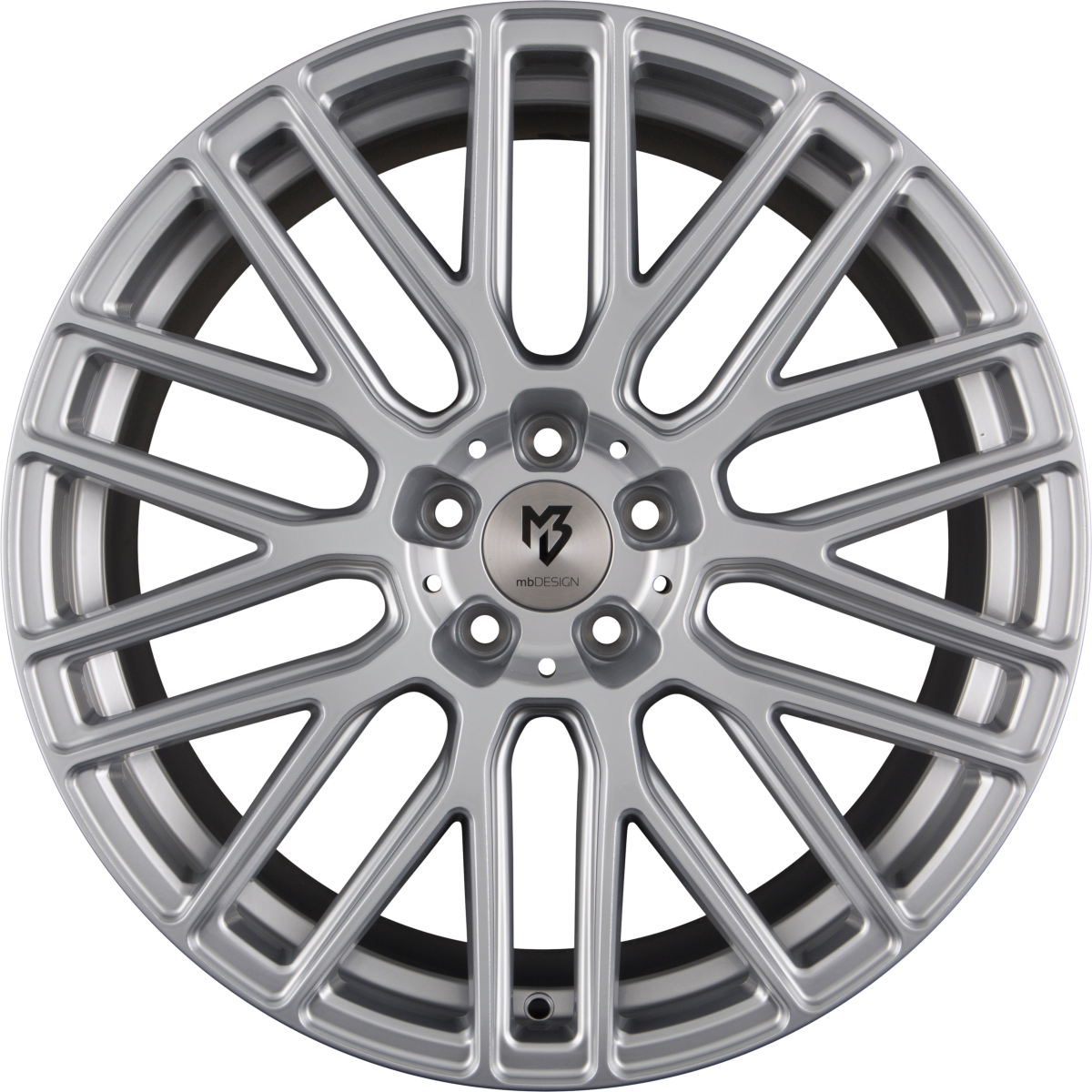 Mbdesign KV4 Silber Glänzend Alufelge 8.5x19 Zoll ET45 LK 5x112 ML75