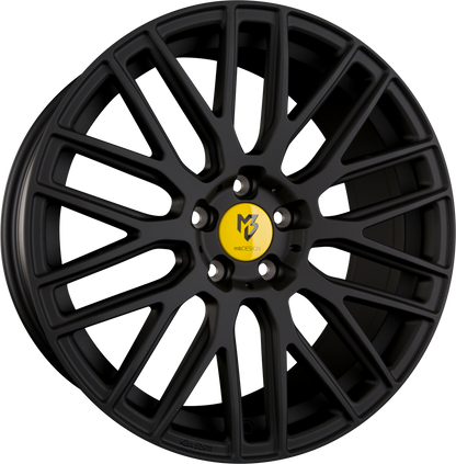 Mbdesign KV4 Schwarz Stumpfmatt Gepulvert Alufelge 8.5x19 Zoll ET45 LK 5x114.3 ML75 – Bild 2