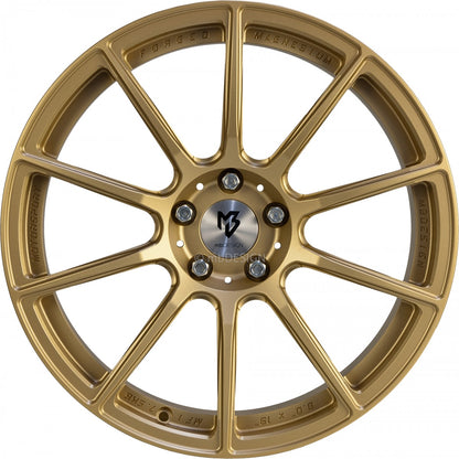 Mbdesign MF1 gold matt Alufelge 8.5x19 Zoll ET40 LK 5x114.3 ML75 – Bild 2