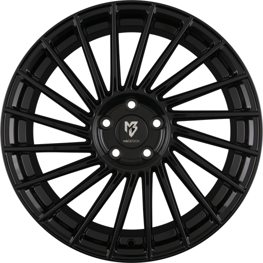 Mbdesign VR3 Glanzschwarz Alufelge 7.5x18 Zoll ET45 LK 5x114.3 ML75