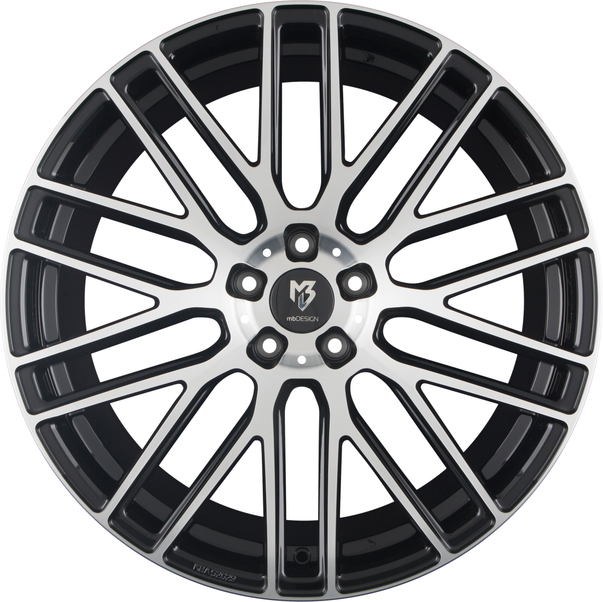 Mbdesign KV4 Schwarz Glänzend Poliert Alufelge 9x20 Zoll ET25 LK 5x112 ML75
