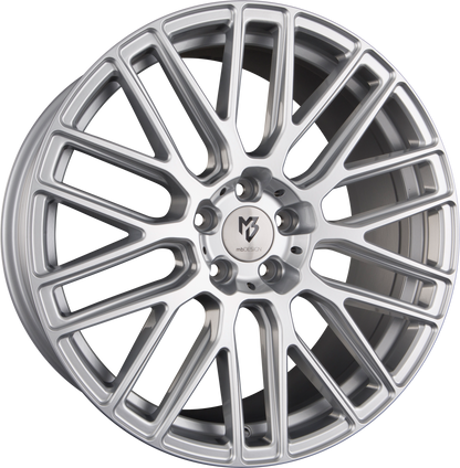 Mbdesign KV4 Silber Glänzend Alufelge 9x20 Zoll ET48 LK 5x112 ML66.6 – Bild 2