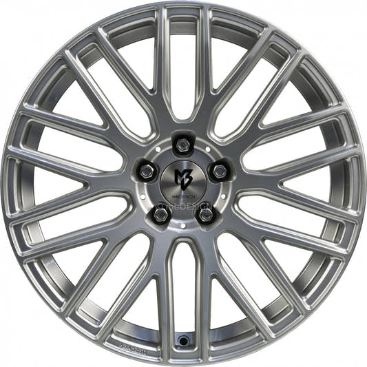 Mbdesign KV4 Silber Glänzend Alufelge 9x20 Zoll ET42 LK 5x120 ML65.1 – Bild 2