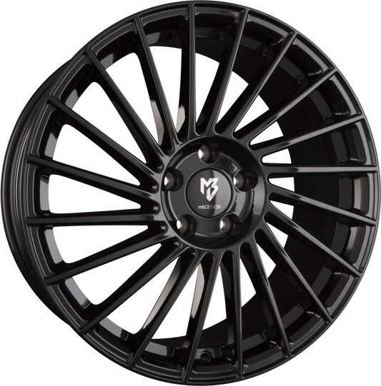 Mbdesign VR3 Glanzschwarz Alufelge 8.5x20 Zoll ET35 LK 5x112 ML75 – Bild 2