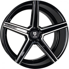Mbdesign KV1 schwarz glänzend poliert Alufelge 10.5x20 Zoll ET50 LK 5x112 ML75