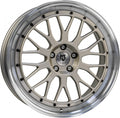 Mbdesign LV1 champagner glänzend poliert Alufelge 7x17 Zoll ET35 LK 4x108 ML67.1