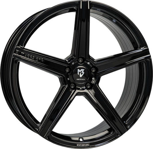 Mbdesign KV1 S schwarz glänzend Alufelge 8x21 Zoll ET35 LK 5x114.3 ML75