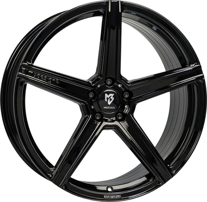 Mbdesign KV1 S schwarz glänzend Alufelge 8x21 Zoll ET35 LK 5x114.3 ML75