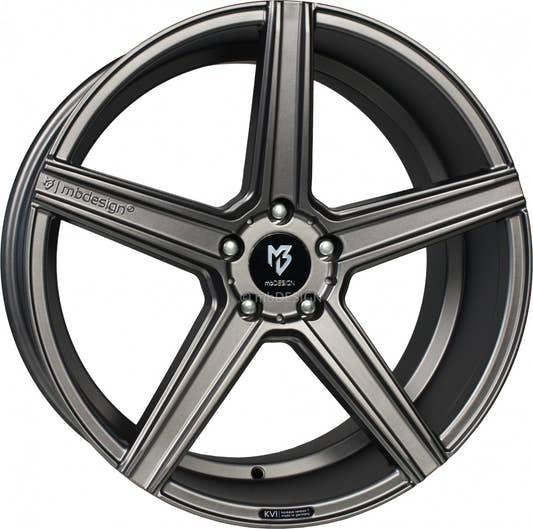 Mbdesign KV1 grau matt Alufelge 11x22 Zoll ET25 LK 5x115 ML75