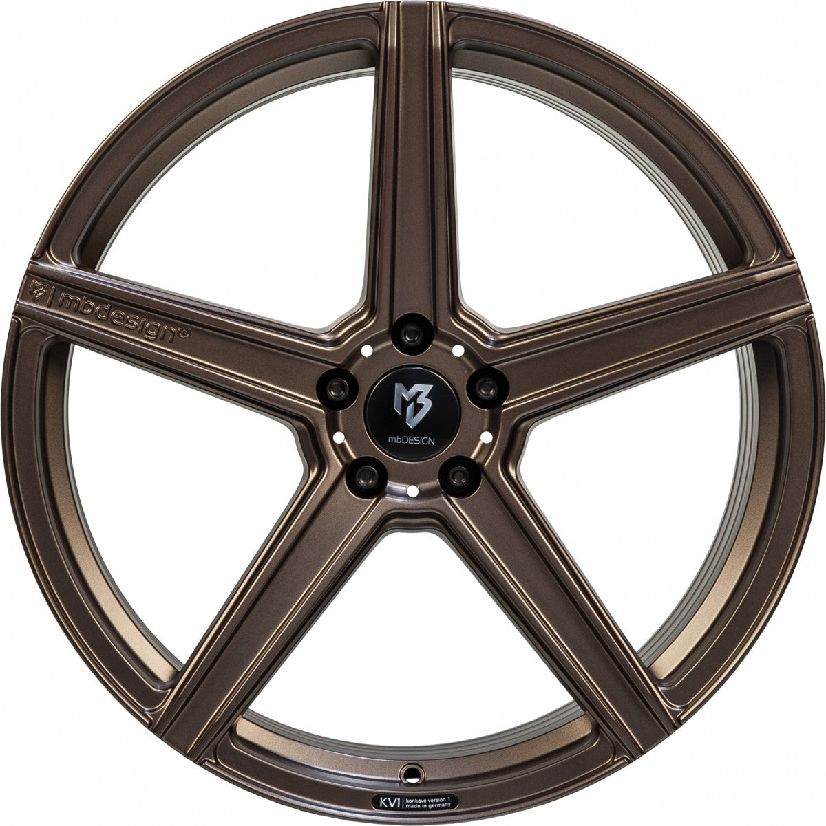 Mbdesign KV1 S bronze seidenmatt Alufelge 10.5x21 Zoll ET45 LK 5x114.3 ML75 – Bild 2