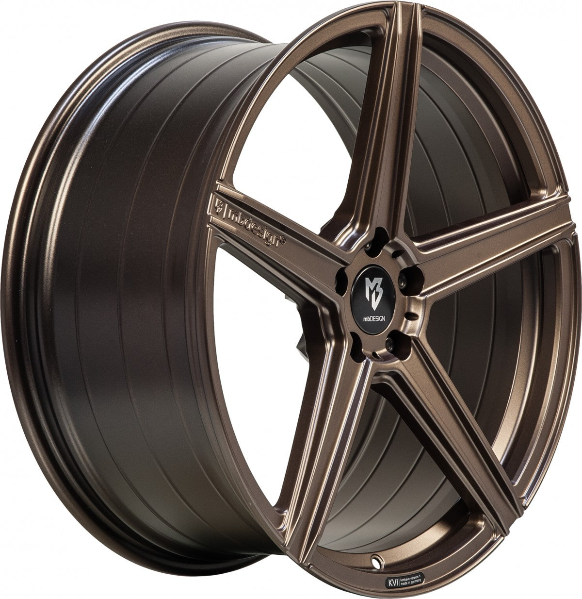 Mbdesign KV1 S bronze seidenmatt Alufelge 10.5x21 Zoll ET45 LK 5x114.3 ML75 – Bild 3