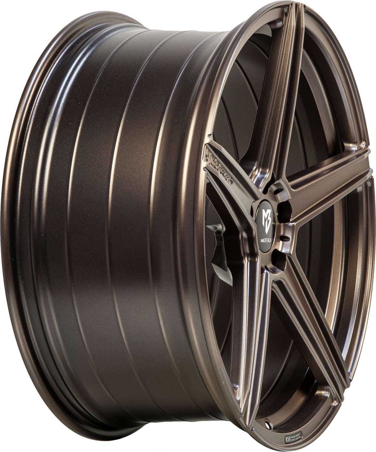 Mbdesign KV1 S bronze seidenmatt Alufelge 10.5x21 Zoll ET45 LK 5x114.3 ML75 – Bild 4