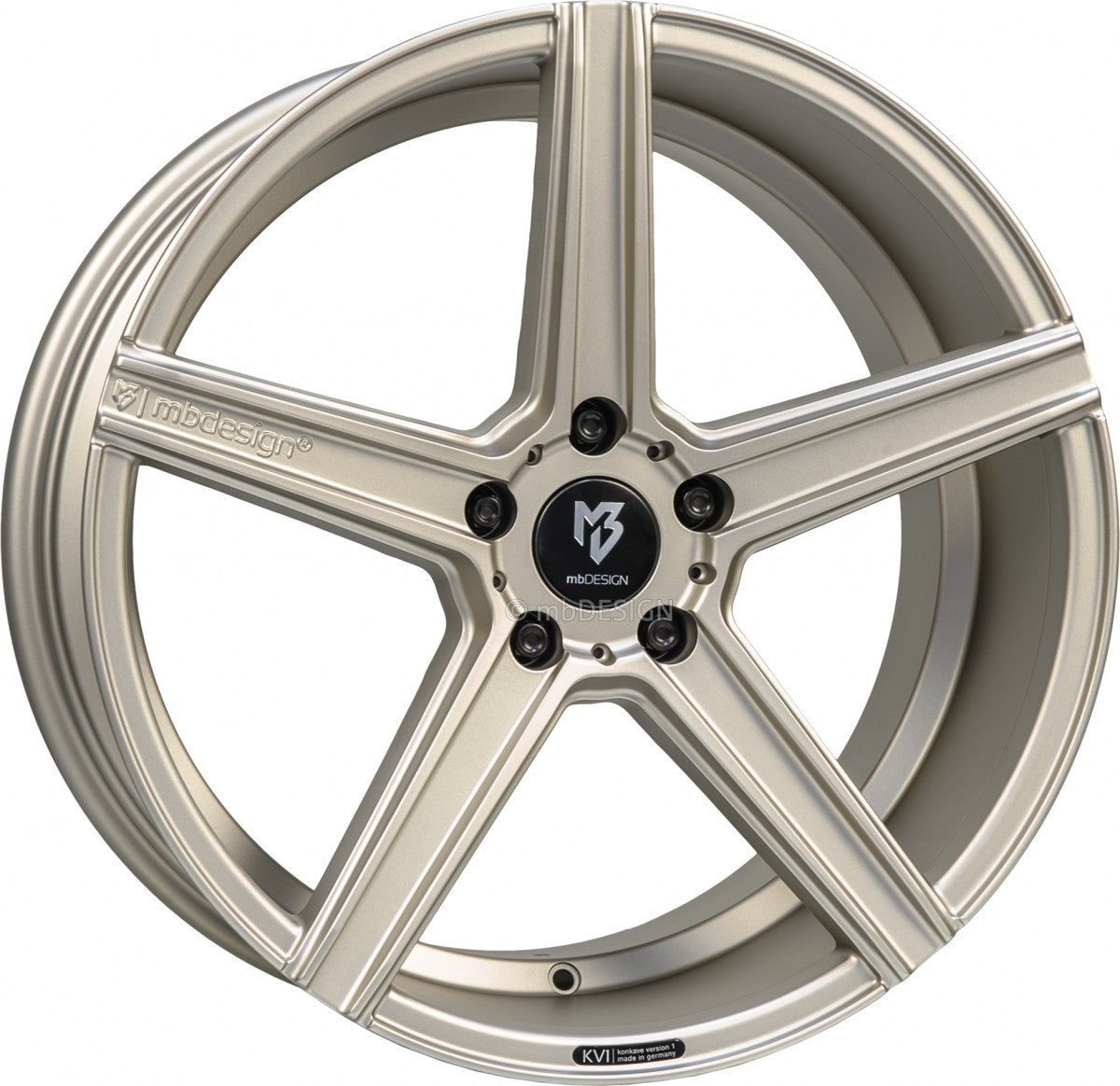 Mbdesign KV1 champagner matt Alufelge 9x20 Zoll ET42 LK 5x120 ML65.1