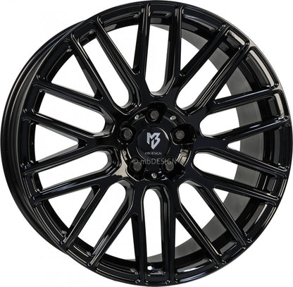 Mbdesign KV4 schwarz glänzend Alufelge 8.5x18 Zoll ET55 LK 5x120 ML65.1