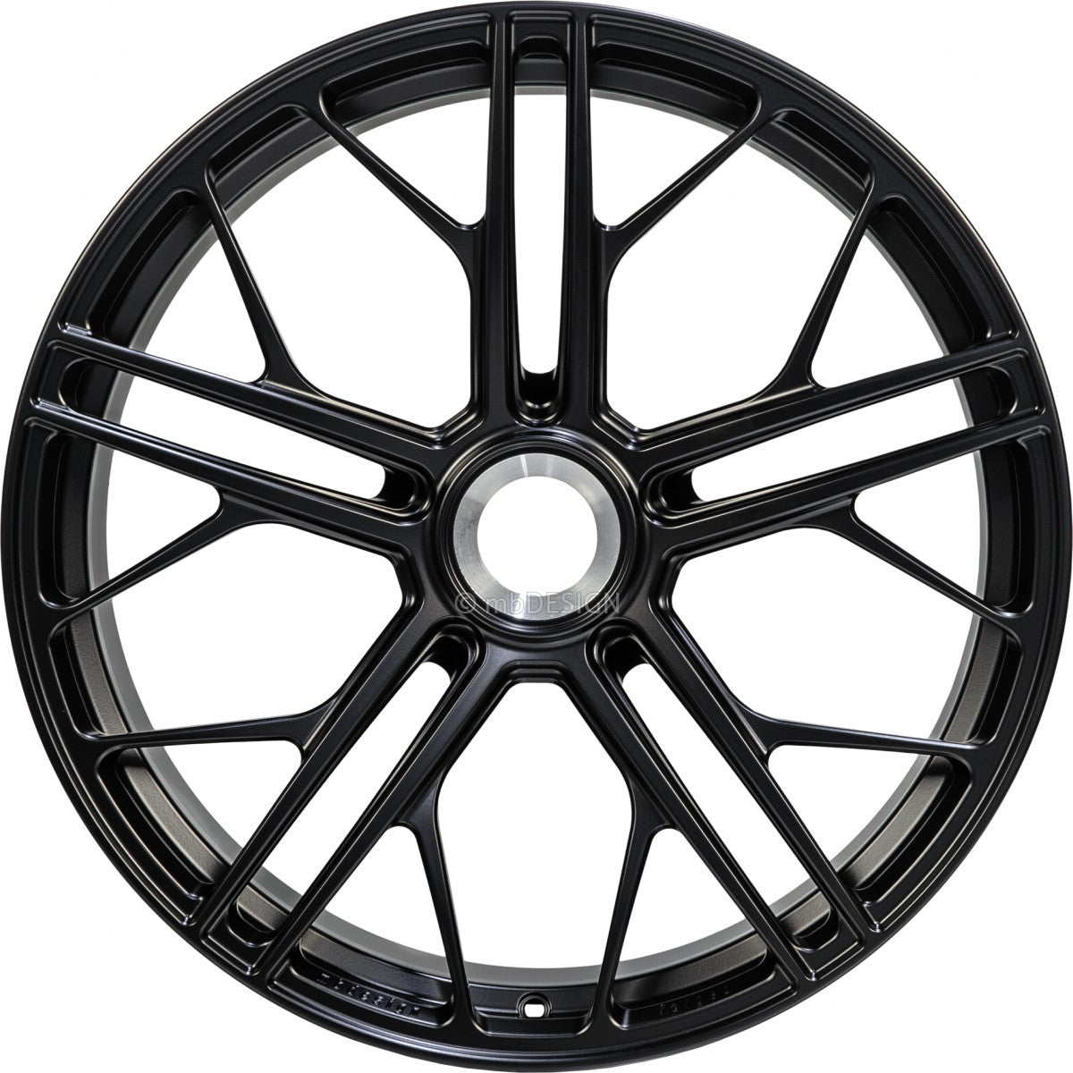 Mbdesign SF1 ZV schwarz seidenmatt Alufelge 8.5x20 Zoll ET53 LK 1x1 ML84.1 – Bild 2